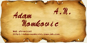 Adam Momković vizit kartica